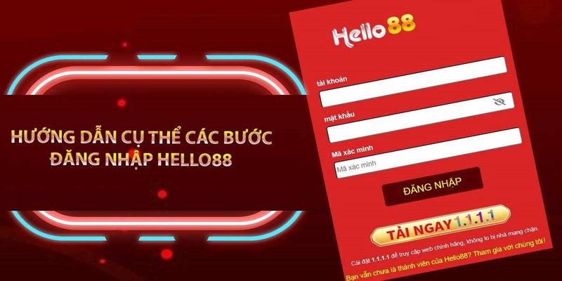 Các bước thực hiện đăng nhập HELLO88 dễ dàng 